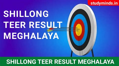 previous shillong teer results|Teer .